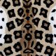 Rug Hand Tufted Woolen Leopard Shape Indoor Outdoor Rug